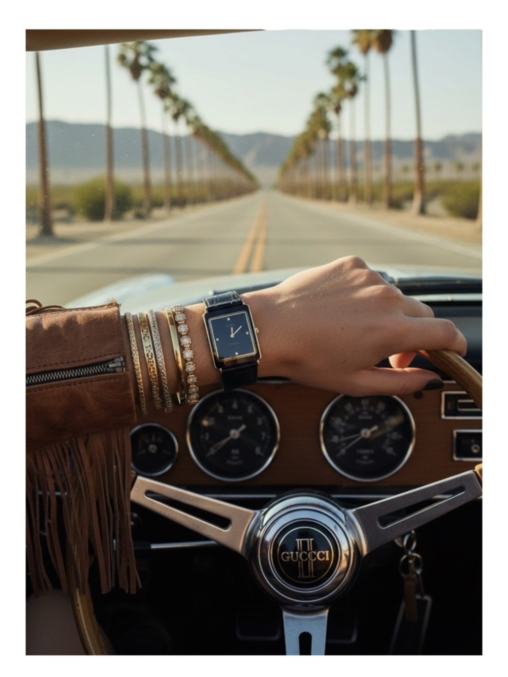Rado ꔘ Iconic Jubile Integral Diamonds Watch ꔘ Black and Gold ꔘ Florence Strap